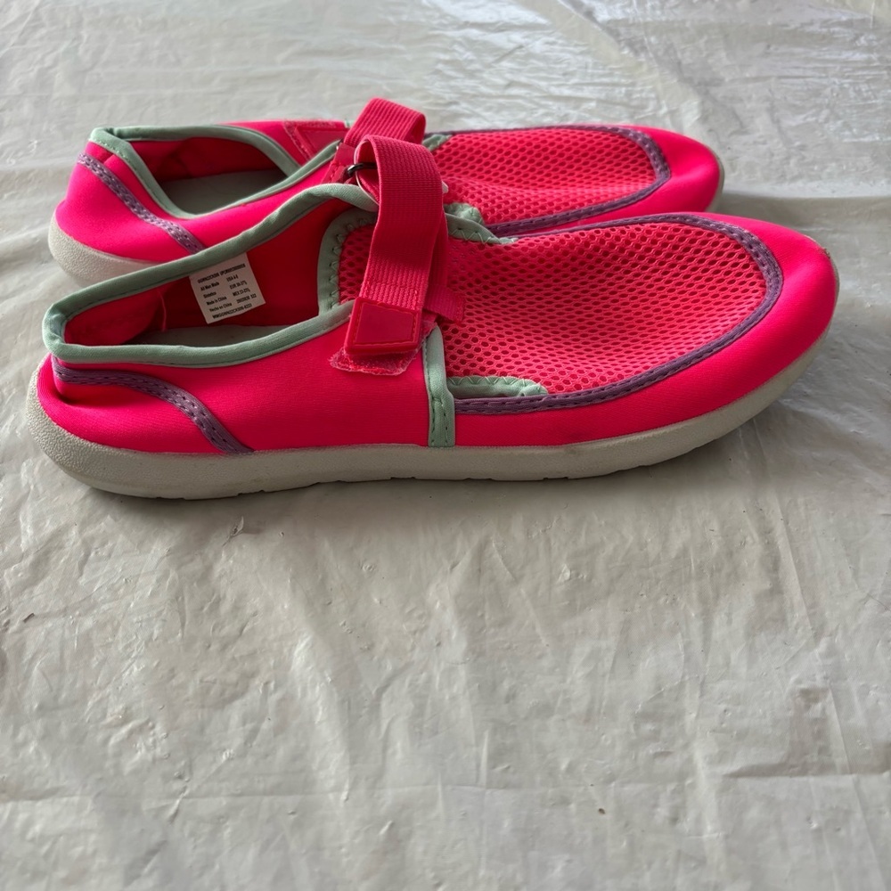 Wonder Nation Pink Toddler Water Shoes SZ 4 - 5 Worn 1X